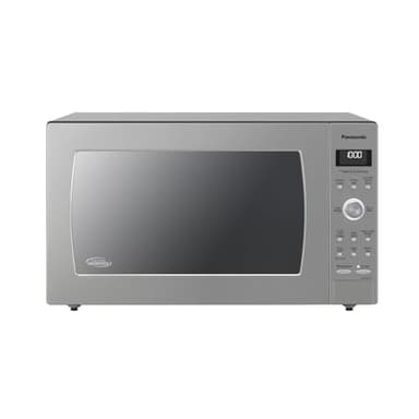 Panasonic Microwave Oven with Cyclonic Wave Inverter Technology, 1250W, 2.2 cu.ft. Countertop Microwave with Genius Sensor One-Touch Cooking – NN-SD975S (Stainless Steel / Silver)