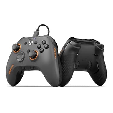 SCUF VALOR PRO Wired Performance Xbox Controller – Customizable Back Paddles, Instant Triggers, Hall Effect Thumbsticks, Audio Controls, Xbox Series X|S, Xbox One, Windows PC – Steel Gray