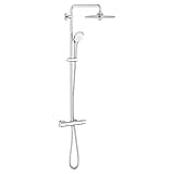 GROHE 26128002 Euphoria 260 Cooltouch Thermostatic Shower System, Starlight Chrome