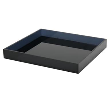 Homakover Acrylic Humidifier Tray for LEVOIT Classic 160 Top-Fill Humidifiers, 2.5L Tank, Leak-Proof, Anti-Slip & Moisture-Proof, Transparent Black