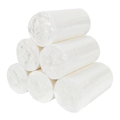 Daxilonyz Portable Pack Travel Toilet Paper 6 Rolls, Individually Wrapped for Camping Everyday Outdoor Trips Use (6, White)