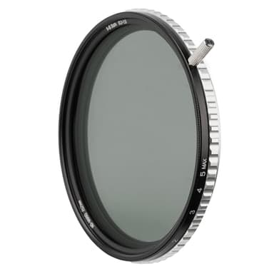 NiSi - 82mm Swift True Color ND-Vario, 1-5 Stops (ND2-ND32) Variable ND Filter, Waterproof Nano Coating Optical Glass, with Lens Filter Case and Lens Cap - Compatible with NiSi Swift System Filters