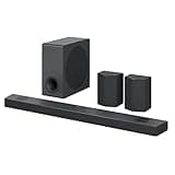 LG Sound Bar with Surround Speakers S95QR - 9.1.5 Channel, Home Theater Audio with Dolby Atmos, DTS:X, and IMAX Enhanced, Black
