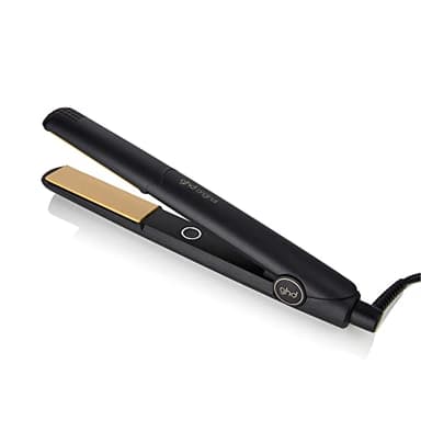 ghd Original Styler - 1” Flat Iron Hair Straightener with Ceramic Heat Technology, 365ºF Safe Styling Temperature, Smooth Gloss Plates, Fast Heat-Up and Auto Sleep Mode - Black
