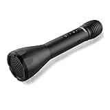 TAKSTAR 2-in-1 Bluetooth Wireless Microphone & Voice Amplifier, Portable Wireless Mic Speaker, Handheld Microphone for Singing, Karaoke, Meeting, Teach, Class, Outdoors, Speech, Party - DA10