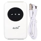 4G Portable USB Modem, 300Mbps Unlocked Mobile Hotspot with SIM Card Slot, 3200MAh Long Lasting and Rechargeable Battery Router, Note: SIM Card is Not Included