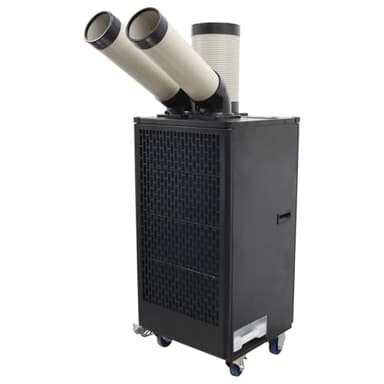 HayWHNKN 110V Industrial Air Conditioner Portable Commercial Spot Cooler Dual Hose Indoor Outdoor 12000 Btu/h Mobile Air Conditioner 1.1kw