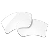 OOWLIT Replacement Lenses Compatible with Oakley Quarter Jacket OO9200 Sunglass HD Clear Non-polarized