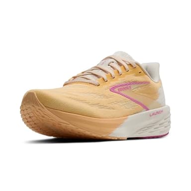 Brooks Women’s Launch 11 Neutral Running Shoe - Sherbert/Coconut/Pink - 9 Medium