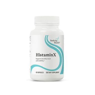 Seeking Health HistaminX - Supplement with Bromelain & Flavonoids - Formula Aids Healthy Swelling Responses & Seasonal Comfort - Support Immune System with Antioxidants - 60 Capsules