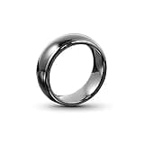 hecere T5577 or UID chip RFID Black Ceramics Smart Finger rewrite Ring ID/IC Wear for Men or Women(T5577 ID-23MM)