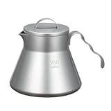 Hario Outdoor V60 Metal Coffee Server, 500ml Silver