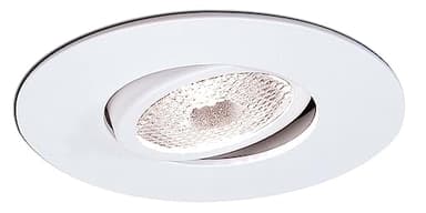 Nora Lighting NS-12W 4 Inch Surface Gimbal Ring Trim Round White