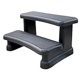 CANADIAN SPA CO. Universal Step for hot tubs, 2 Steps, 28.35" x 20" x 15.75" High, Entry aid spa Step, Non-Slip and Portable, hot tub and spa Accessories