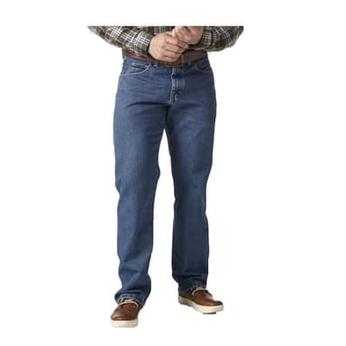 Wrangler mens Relaxed Fit jeans, Antique Indigo, 38W x 38L US