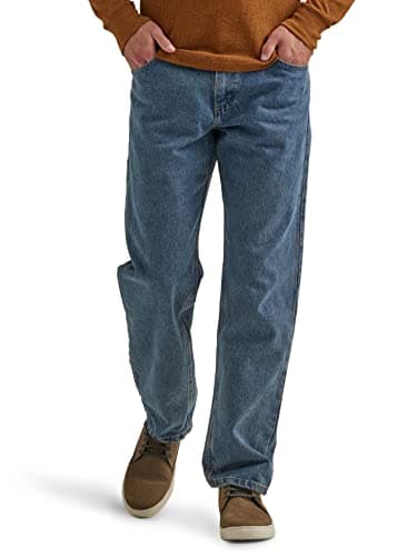 Classic 5-Pocket Relaxed Fit Cotton Jean, Stonewash, 36W X 32L