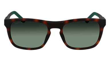 Lacoste mens L956s Sunglasses, Matte Havana, Medium US