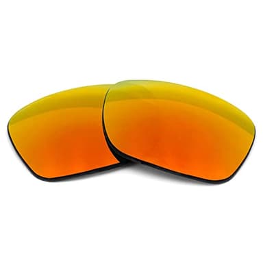 Apex Lenses Polarized PRO Replacement Lenses for Vuarnet Glacier Genesis VL2113 Sunglasses (Fire Orange)