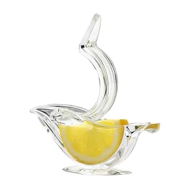 2 Pcs Transparent Bird shape Lemon Squeezer, Lemon Juicer Acrylic Manual Juice Lime Squeezer Bird Shape Hand Juicer for Orange Lemon Lime Pomegranate, Manual Juicers