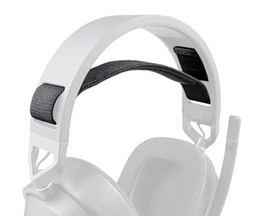 SOULWIT Headband Cover for Corsair HS80 Max/HS80 USB Wired/HS 80 RGB Wireless Gaming Headsets, Replacement Headstrap Pad Repair Part - Black