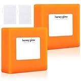hadaclub Honey Glow Lemon Turmeric Soap Bar,Natural Turmeric Handmade Soap,Turmeric Soap Bar for Face and Body, for All Skin Types(2PCS)