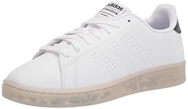 adidas mens Advantage Eco Sneaker, White/White/Ink, 13 US