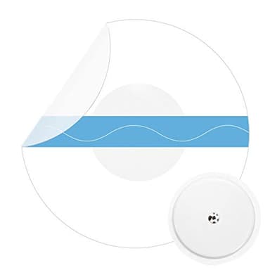 OBUZOO 40Pack Libre Sensor Covers,Waterproof & Breatheable Patches for Libre 1/2/3 Plus & Lingo-Clear CGM Patches with No Glue in The Center-Hypoallergenic & Latex-Free 15 Days Long Stay