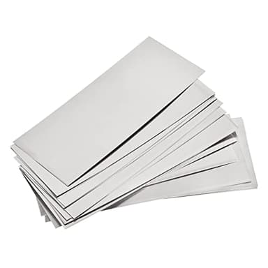 SHONAN 4 Inch Nickel Sheets, 15 Pcs Pure Nickel Tabs for Electroplating, 99.6% Purity