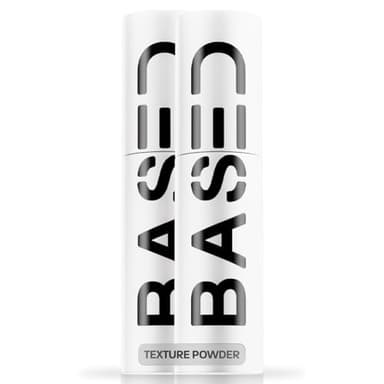 BASED Hair Texturizing Powder, Lightweight & Volumizing Hair Styling Powder with Matte Finish, Add Texture to Hair with Medium Hold, For Short to Medium Hair, (1.69oz Bottle, 2.5 Gram Fill, Pack of 2)