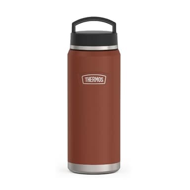 THERMOS ICON SERIES Water Bottle with Screw Top Lid - 40 Ounce, Saddle - Stainless Steel Vacuum Insulated Water Bottle with Lid