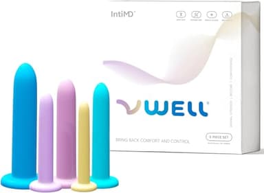 VWELL Silicone Wands Set Hands-Free Suction Tapered Medical Silicone (Complete 5 Kit System)