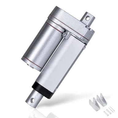 ECO-WORTHY Heavy Duty 12V 330lbs/1500N 2 Inch Stroke Linear Actuator Duarable Motor with Mounting Brackets (12V DC 2'') IP54 Waterproof Linear Motion Actuator Multi-Functions