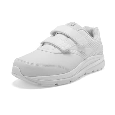 Brooks Women's Addiction Walker V-Strap 2 Walking Shoe - White/White - 8 X-Wide