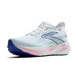 Brooks Women’s Glycerin 22 Neutral Running Shoe - White/Limpet Shell/Amparo Blue - 7 Medium