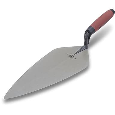 MARSHALLTOWN Brick Trowels, London Style, 12 x 5-1/8 Inch, DuraSoft Handle, Brickwork, Blockwork, Stonework, Masonry, Made in USA, 33 12FG