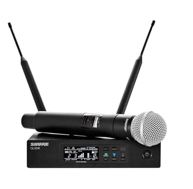Shure QLXD2 Handheld Transmitter with SM58 Vocal Mic Capsule for QLX-D Digital Wireless Systems, Receiver Sold Separately, G50 Band