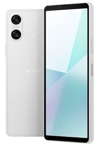 Sony Xperia 10 VI 5G XQ-ES72 128GB 8GB RAM Factory Unlocked (GSM Only | No CDMA – not Compatible with Verizon/Sprint) Smartphone Global Version Mobile Cell Phone – White