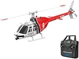 FLYCOLOR C138 RC Helicopter 2.4G 6CH 6-Axis Gyro Altitude Hold 1/33 Remote Control Plane Ready to Fly RTF(RED-White)
