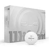 WILSON 2025 Duo Soft Golf Balls - White, 12 Balls