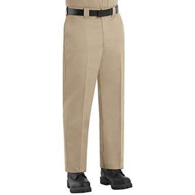 Red Kap Men's Utility Uniform Pant, Khaki, 36x30