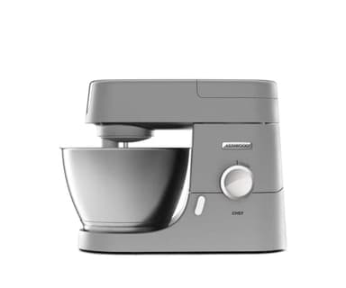 Kenwood Chef Silver KVC3100S Multifunction Patissier Robot - Professional Motor 1000W, Metal Body, Bowl 4.6L, Whisk, K Beater, Petrin, Speed Variator