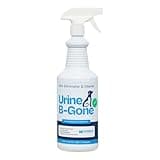 KINZUA ENVIRONMENTAL Urine B-Gone, Professional Enzyme Odor Eliminator & Pet Stain Remover, Human, Cat & Dog Urine Cleaner, Effective on Laundry, Carpets & More, Original Scent, 32oz
