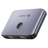 llano HDMI 2.1 Switch 8K HDMI Switcher, 4K@120Hz HDMI Bidirectional Switcher Splitter Supports 8K@60Hz, Aluminum HDMI Switcher Selector for PS4/PS5 Xbox Roku Apple TV Fire Stick Sony TV
