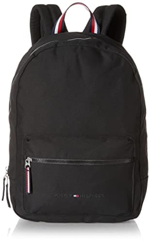 Tommy Hilfiger Mens Jackson Canvas Backpack, Black