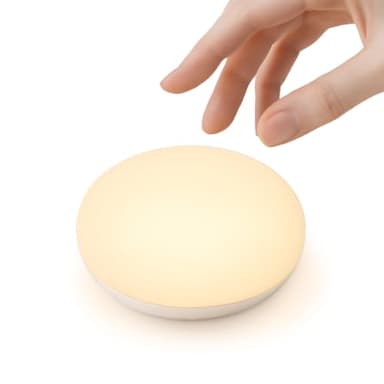 Anico Flip Night Light for Newborn Baby Nursery Feeding Diaper Changing Breastfeeding, Changes Feeds Silicone Soft Warm Nightlight, Touch Control Dimmer Portable Lamp, Registry List Shower Infant Mom