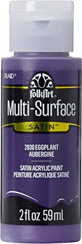 FolkArt Multi-Surface Paint in Assorted Colors (2 oz), 2930, Eggplant