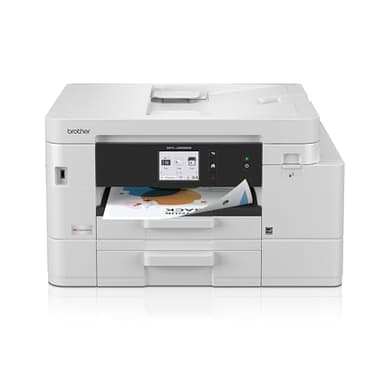 Brother INKvestment 4555 Wireless Color Inkjet All-in-One Printer with 2.7” Color Touchscreen and 2 Paper Trays | Includes Refresh Subscription Trial(1) (MFC-J4555DW)