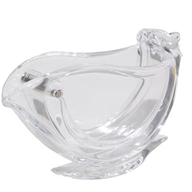 Clear Acrylic Bird-Shaped Lemon Squeezer - Manual Citrus Juicer for Lemon Lime Orange - Portable Handheld Juice Press - BPA-Free Plastic Fruit Squeezer for Home Kitchen Bar