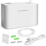 FUJIWARA Condensate Pump Automatic Condensation Drain Removal Mini Quiet Pump for HVAC,Air Conditioner,Dehumidifier,Furnance,Ice Maker,Wall Mounted Suitable for A/C 1-5HP, White