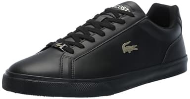 Lacoste Men's Lerond Sneaker, Black/Black, 10